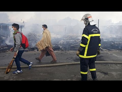 انتهاء عملية إخلاء مخيم كاليه العشوائي