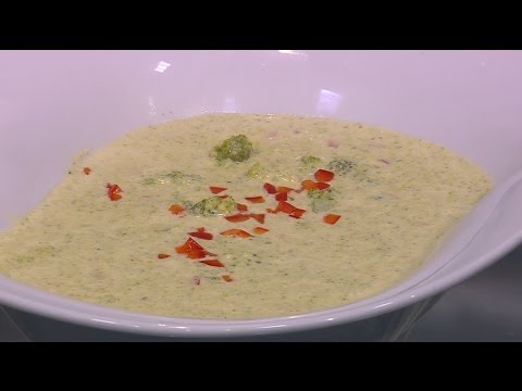 طريقة عمل شوربة بروكلي بالكريمة و الجبنة التي يحبها الجميع