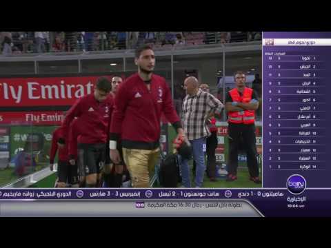 تفاصيل مباراة فريقي ميلان وبيسكارا في الكالشيو الايطالي