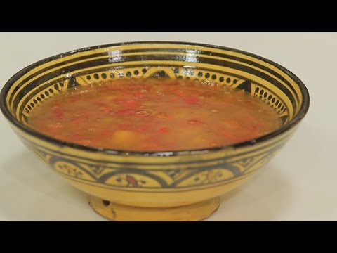 شوربة بطاطا بالحمص