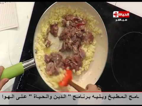 طريقة عمل شوربة لسان عصفور بالكبد والقوانص
