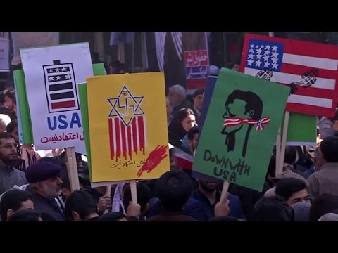 شاهد إيران تُحيي ذكرى اقتحام السفارة الأميركية عام 1979م