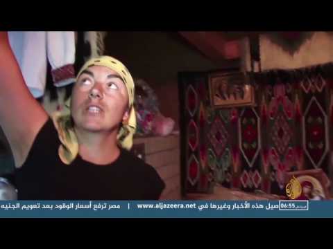 المنشآت القديمة في إحدى القرى الأوكرانية