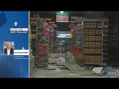 انقطاع التيار الكهربائي وتعطل خطوط الهاتف جرّاء زلزال نيوزيلاندا