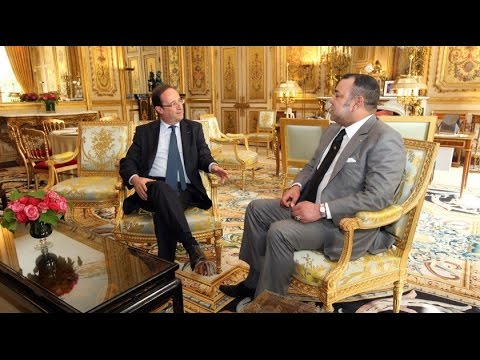 كلام الرئيس الفرنسي فرونسوا هولاند على الملك محمد السادس