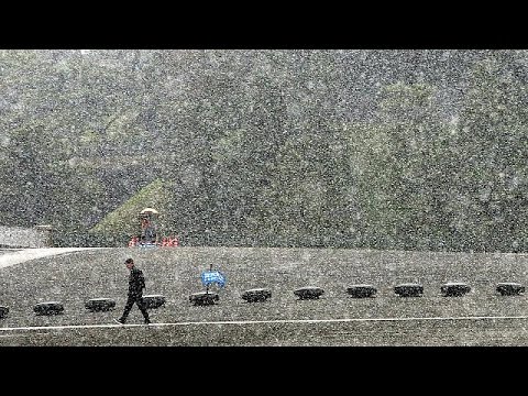 الثلوج تغطي طوكيو في تشرين الثاني للمرة الأولى منذ 1962