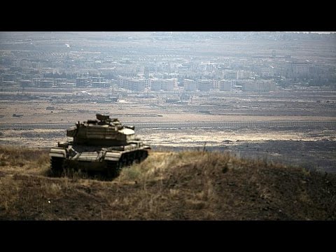 شاهد  اسرائيل تقصف موقعًا مهجورًا للواء شهداء اليرموك