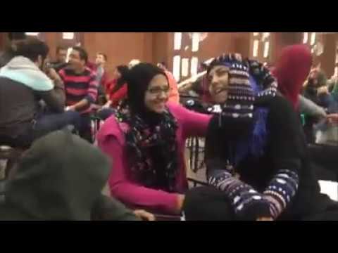 طلاب هندسة عين شمس يخوضون تحدي المانيكان