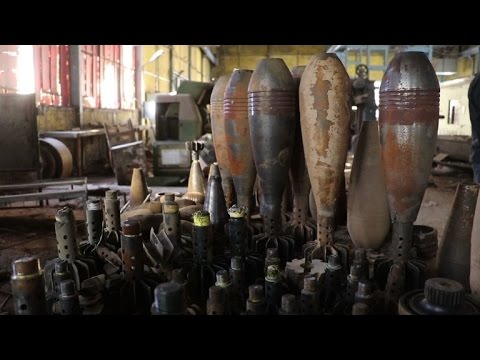 القوات العراقية تكتشفت مصنع داعشى لأنتاج صواريخ