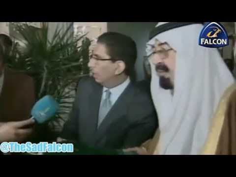 ممازحة الملك عبدالله مع المبتعثين في أميركا