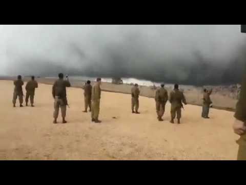صفحة تزعم أن سحابة تحمي الإسرائيليين من داعش