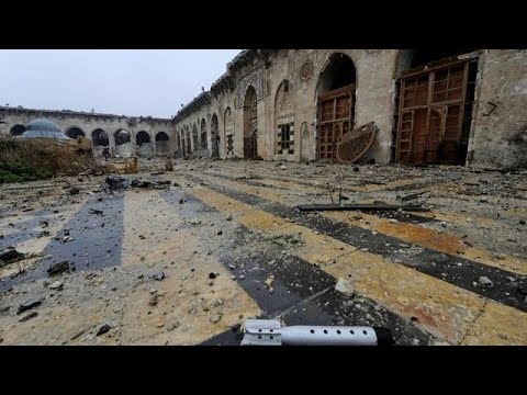 بالفيديو انهيار وقف إطلاق النار في مدينة حلب