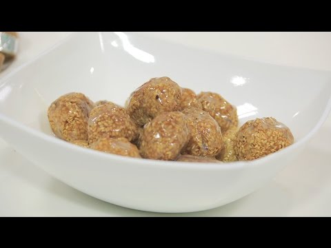 طريقة اعداد  كرات بطاطا بصوص جوز الهند
