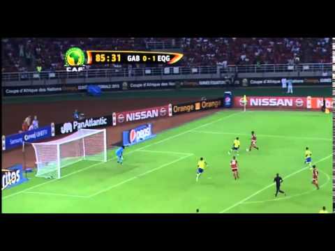 ملخص  مباراة غينيا الأستوائية والغابون