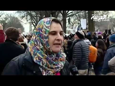 المظاهرات تعم المدن والمطارات الأميركية