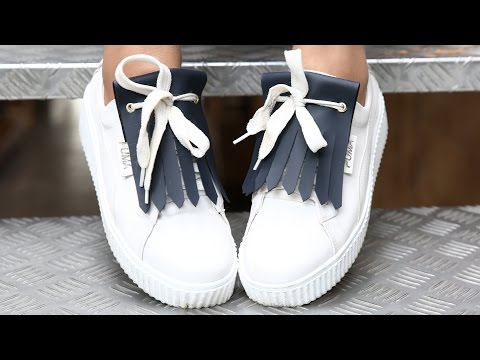 تعلمِي ابتكار إكسسوار من صنع يديك لحذائك