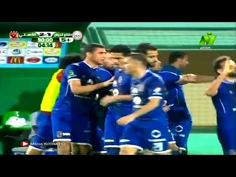 شاهد  أهداف مباراة كرة القدم بين الأهلي وطلائع الجيش
