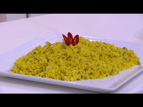 بالفيديو طريقة إعداد ومقادير أرز بالعصفر