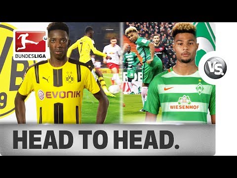 شاهد مقارنة مميّزة  بين اللاعبين عثمان ديمبيلي وجنابري