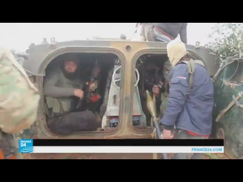 شاهد  هجوم لتنظيم داعش على قرى في حماة