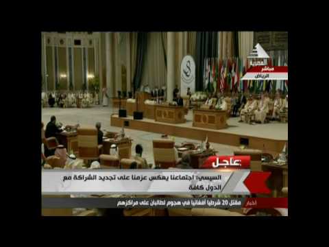 بالفيديو الرئيس السيسي يتعهد بهزيمة التنظيمات