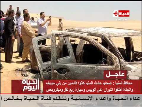 شاهد محافظ المنيا يروي تفاصيل استهداف اتوبيس الأقباط