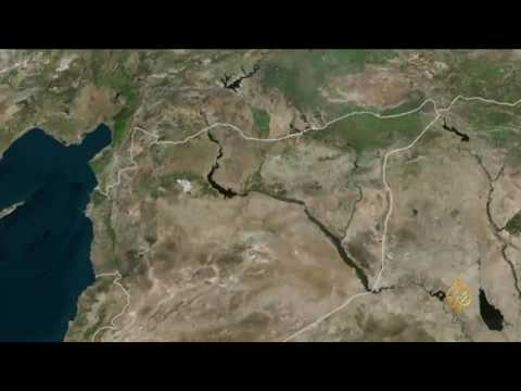 شاهد موجة نزوح واسعة من الرقة