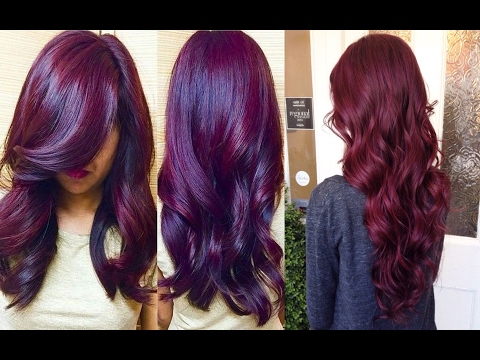 وصفة لتلوين الشعر بالأحمر