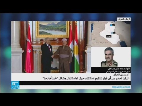شاهد تركيا تحذر من قرار تنظيم استفتاء حول استقلال كردستان العراق