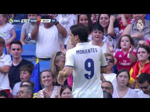 شاهد ملخص المباراة الخيرية بين أساطير الريال وروما