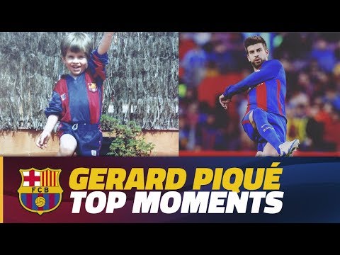 شاهد برشلونة ينشر فيديو لأفضل لحظات بيكيه مُنذ الصغر