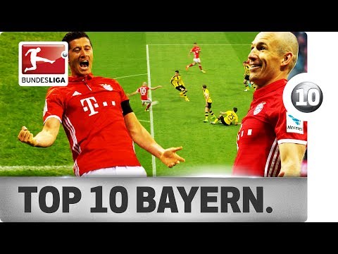 شاهد أفضل 10 أهداف لبايرن ميونخ خلال الموسم