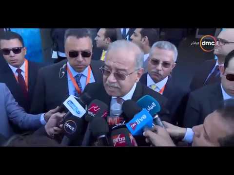 شاهد  تصريحات لرئيس الوزراء شريف إسماعيل