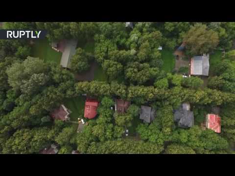 تصوير جوي للمنزل الصيفي التابع للدبلوماسيين الأميركيين في موسكو