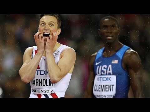 شاهد النرويجي كارستن وورهولم بطلا للعالم في سباق ال400 متر حواجز