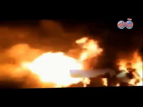 شاهد اندلاع حريق في قطار القاهرة  أسوان في العياط