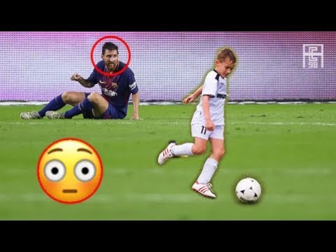 شاهد إبداع لأطفال في كرة القدم