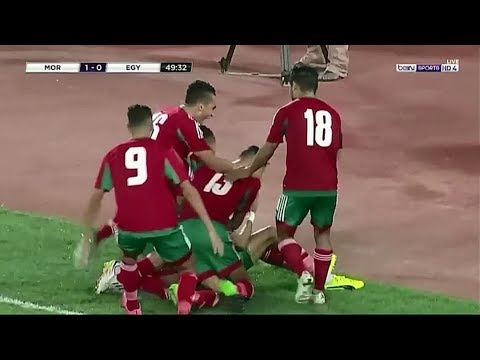 شاهد الهدف الأول للمنتخب المغربي في مرمى نظيره المصري