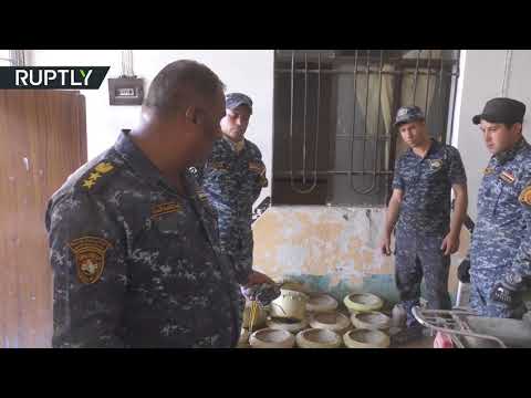 القوات العراقية تزيل الألغام والمتفجرات في تلعفر