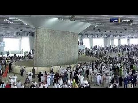 شاهد لقطات حية وبث مباشر يظهر الحجاج في منى