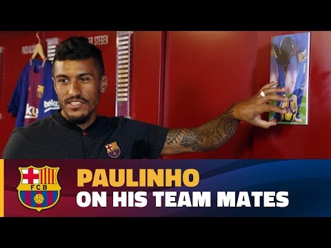 بالفيديو باولينيو ينجح في اختبار التعرف على لاعبي برشلونة