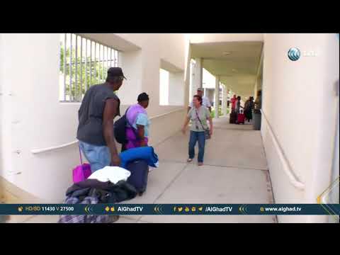 شاهد إعصار إيرما يقترب من فلوريدا الأميركية والسكان يغادرون خوفًا