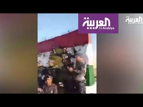 شاهد مقاطع مصورة لانتشار الحشد الشعبي جنوب كركوك