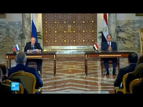 شاهد بوتين في زيارة خاطفة إلى القاهرة وتركيا