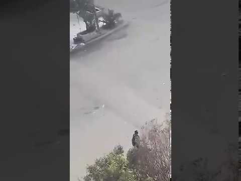 شاهد لحظة إطلاق النار على منفذ عملية كنيسة حلوان