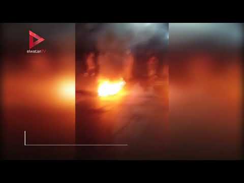 شاهد أهالي يقطعون الطريق بعد مقتل ابنهم في قنا