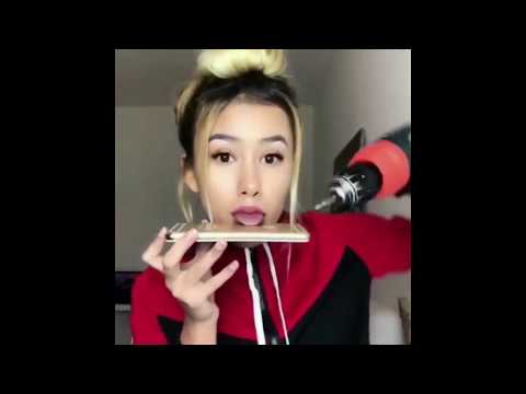 فتاة تثقب لسانها بـشنيور تُثير الرعب