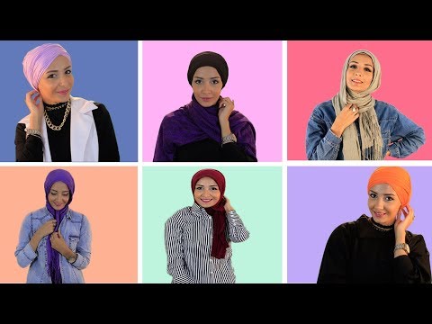 9 لفات للحجاب جديدة وعصرية