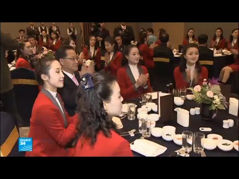 شاهدوفد من كوريا الشمالية الرياضي إلى سيؤول