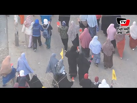 أنصار الإخوان يتظاهرون في المعادي